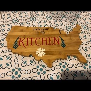 Cutting board decor